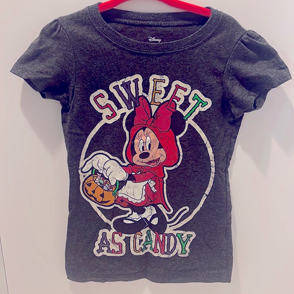Disney Minnie Mouse Halloween Shirt Girls 4/5